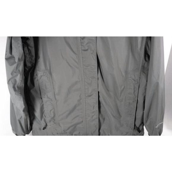 Columbia Titanium Black Waterproof Hooded Jacket Size Large - Picture 2 of 7